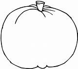 Pumpkin Coloring Pages Kids Halloween Template Drawing Cute Outline Printable Carving Objects Simple Clipart Blank Leaves Color Print Nursery Getdrawings sketch template
