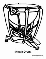 Kettle Drums sketch template