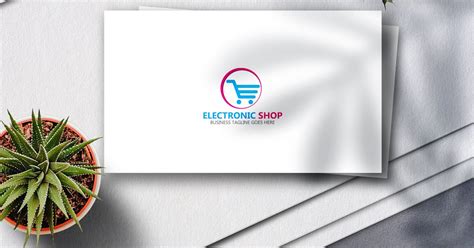 item electronic shop logo shared  gds