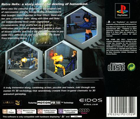 Fear Effect 2 Retro Helix 2001 Playstation Box Cover Art Mobygames