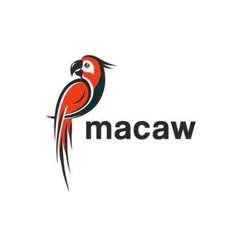 design  macaw parrot logo    news paper logo social media pack contest