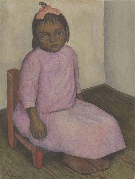 Diego Rivera 1886 1957 Niña Con Flores Auctions And Price Archive