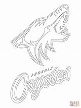 Coloring Coyotes Nhl Pages Logo Phoenix Hockey Printable Sport Capitals Washington Color Drawing Template Sports Categories sketch template