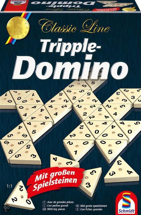 bolcom tripple domino classic  schmidt speelgoed