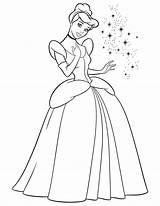 Cinderella Coloring Pages Princess Disney Google Barbie sketch template