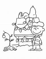Christmas Coloring Pages Peanuts sketch template
