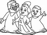 Chipmunks Coloring Draw Alvin Pages Cartoon Wecoloringpage Sheets Drawing Kids Visit sketch template