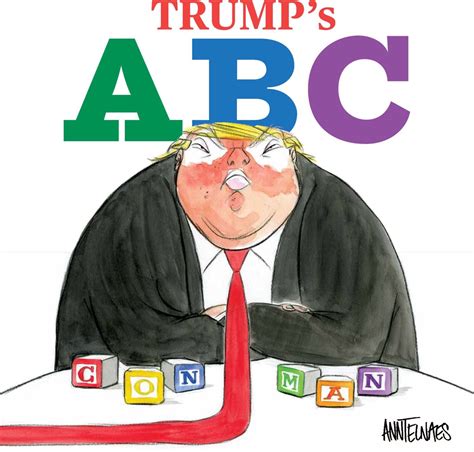 how cartoonist ann telnaes created a trump themed abc book that s very