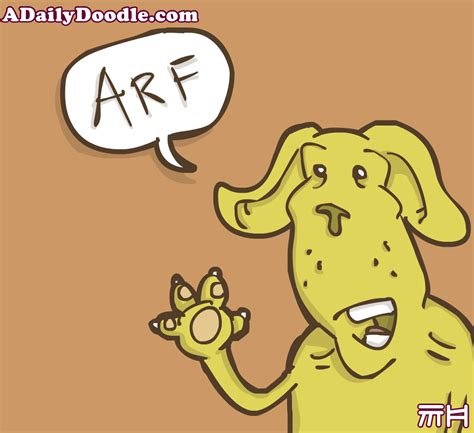 daily doodle arf