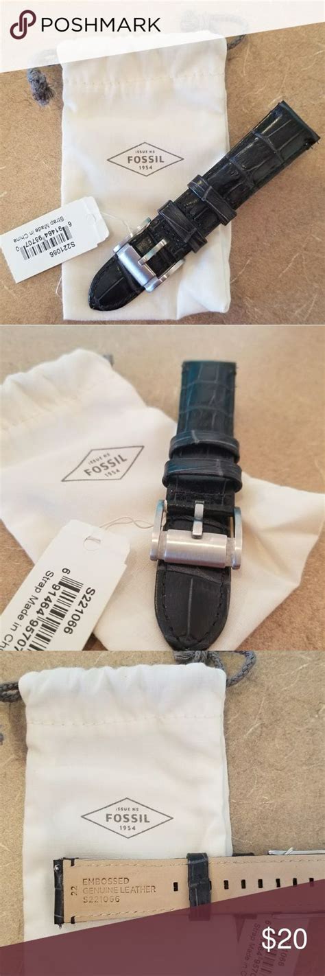 mens fossil  strap mm nwt fossil  straps fossil