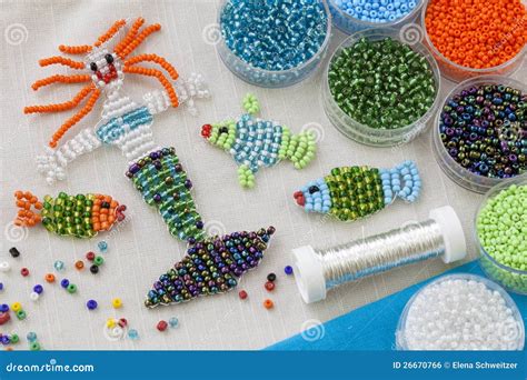 bead craft royalty  stock image image