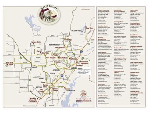 placer county wineries map sierra foodwineart  lifestyle magazine