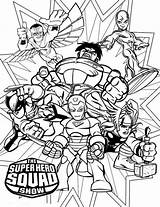 Squad Coloring Super Hero Pages Marvel Superhero Print Magnificent Show Imaginext Color Dino Superheroes Heroes Printable Netart Kids Getcolorings Search sketch template