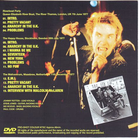 Sex Pistols Halmstad 1977 1cd Bonus Dvdr Wardour 371 Discjapan