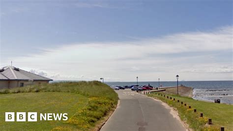 body of man is recovered from the sea at irvine beach bbc news