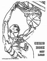 Nba Basket Kleurplaat Kleurplaten Coloringhome Dunking Bulls Celtics Lebron Albanysinsanity sketch template