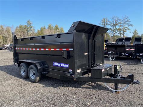 trac  powder coated  telescopic high side dump trailer central nh trailers