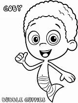 Bubble Guppies Coloring Pages Printable Goby Molly Sheets Kids Color Print Paw Patrol Colouring A3 Cartoon Book Getcolorings Party Characters sketch template