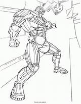 Iron Coloring Man Pages sketch template