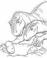 Dinosaurs Coloring Dinosaur Eggs Pages Colouring Nest sketch template