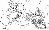 Sofia Coloring First Pages Mermaid Princess Disney Sophia Ariel Print Popular Version sketch template