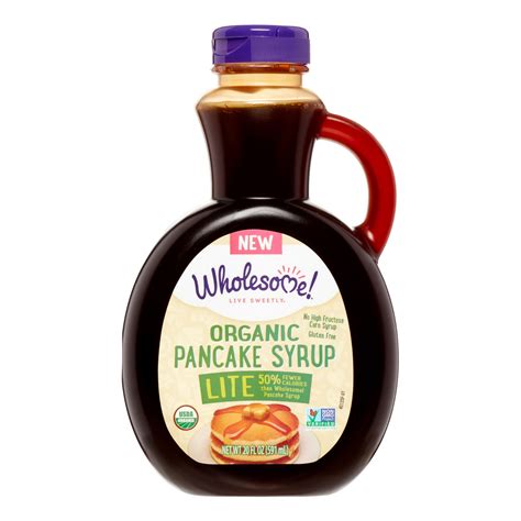 wholesome sweeteners pancake syrup light  oz walmartcom