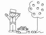 Johnny Appleseed Coloring Pages Apple Tree Printable Boy Apples Xcolorings Kids sketch template