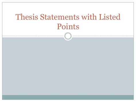meaning of thesis statement meaneng