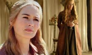 game of thrones gets green light for cersei lannister topless scene daily mail online