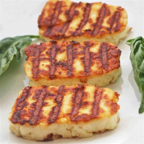 grilled halloumi  cheese  doesnt melt healthy recipes blog