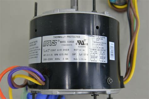 condenser fan motor wiring diagram