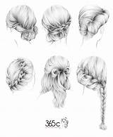 Hair Drawing 365c Drawings Cargocollective Illustration Sketches Maëlle Hairstyle Choose Board çizim Kaynak Saç sketch template