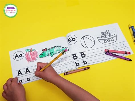 alphabet book  kindergarten connection