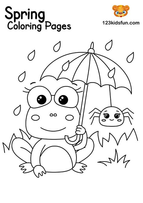 printable spring coloring pages  kids  kids fun apps