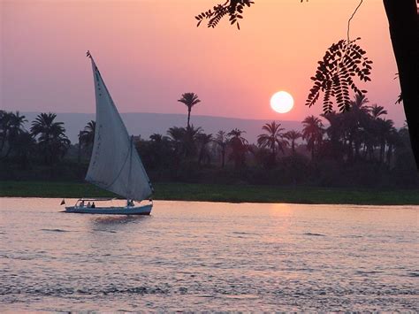 The Nile River In Luxor Egypt Sky Aesthetic Egypt Nile River
