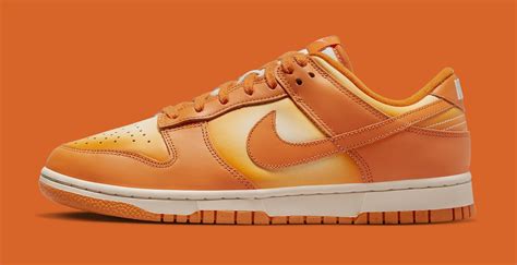 magma orange nike dunk releases  month detailed    womens exclusive colorway