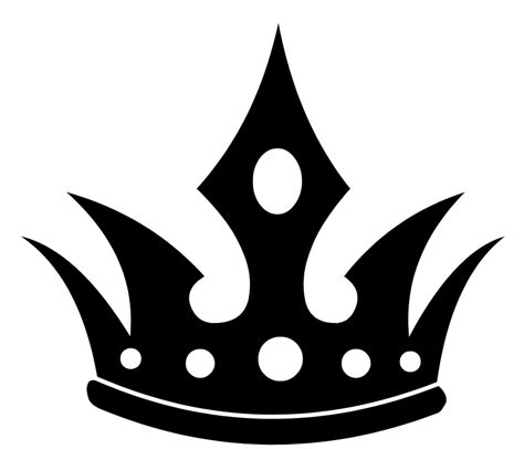 crown black  white tiara queen crown clipart black  white