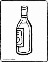 Wine Bottle Coloring Pages Getcolorings Printable Getdrawings sketch template