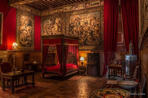 Renaissance Bedroom An The Chateau De Brissac A French Chateau In The