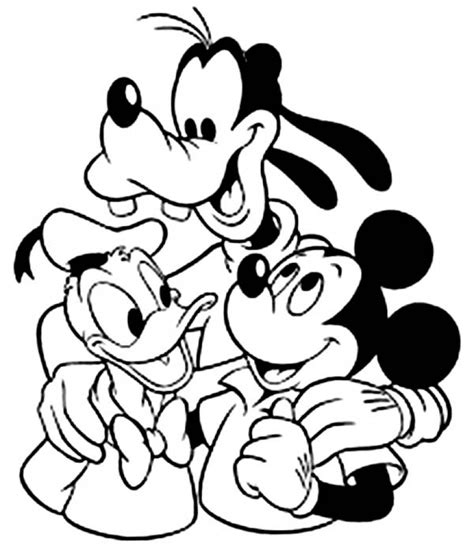 mickey mouse coloring page  printable