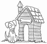 Coloring Shed Dog House Pages Designlooter 35kb 377px Drawings sketch template