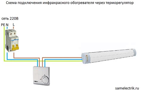 infrared heater connection diagram