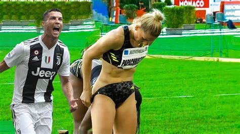 camera accidentally captures   shameful  craziest situations  female athletes