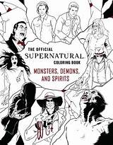 Supernatural Monsters Demons Coloring Spirits Book Official Look Insight Editions sketch template