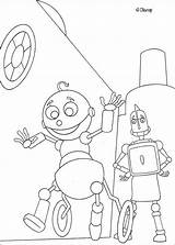 Robots Coloring Pages Robot Rodney Disney Kids Sheets Baby Color Printable Book Movie Sheet Print Online Comments Info Coloriage Hellokids sketch template