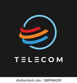 telecom logo images stock   objects vectors