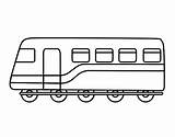 Tren Pasajeros Dibujar Trenes Train Treno Colorir Trem Passageiros Treni Transporte Passeggeri Cdn5 Comboios sketch template