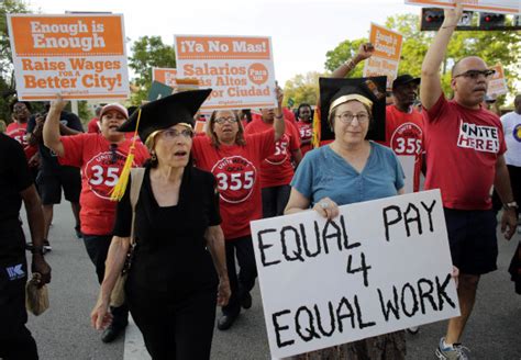 Equal Pay Day Gender Earnings Gap Marked By Women