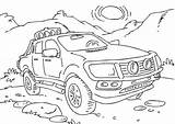 Colorare Camion Camioneta Dakar Rally Malvorlage Ausmalbilder Malvorlagen Camionnette Rennwagen sketch template