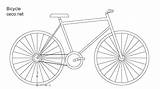 Dwg Dxf Bicycles sketch template